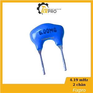 Thạch anh 2 chân 6mhz màu xanh chĩnh hãng Murata Thạch anh 2 chân 6mhz màu xanh chĩnh hãng Murata