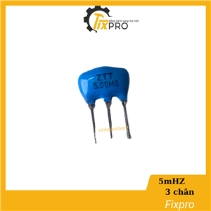 Thạch anh 3 chân 5mhz màu xanh chất lượng cao ( 1 cái ) Thạch anh 3 chân 5mhz màu xanh chất lượng cao ( 1 cái )